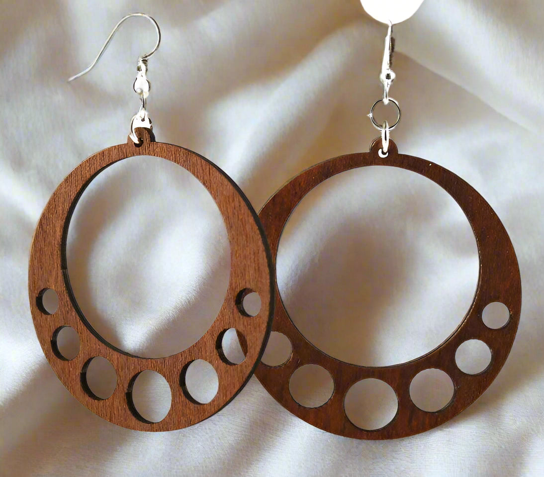 Hanging Circle Earrings # 1064