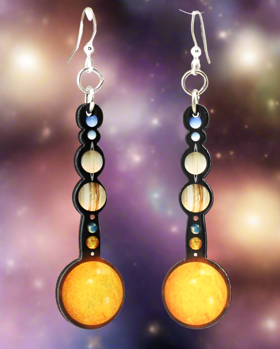 Solar System Earrings #1559