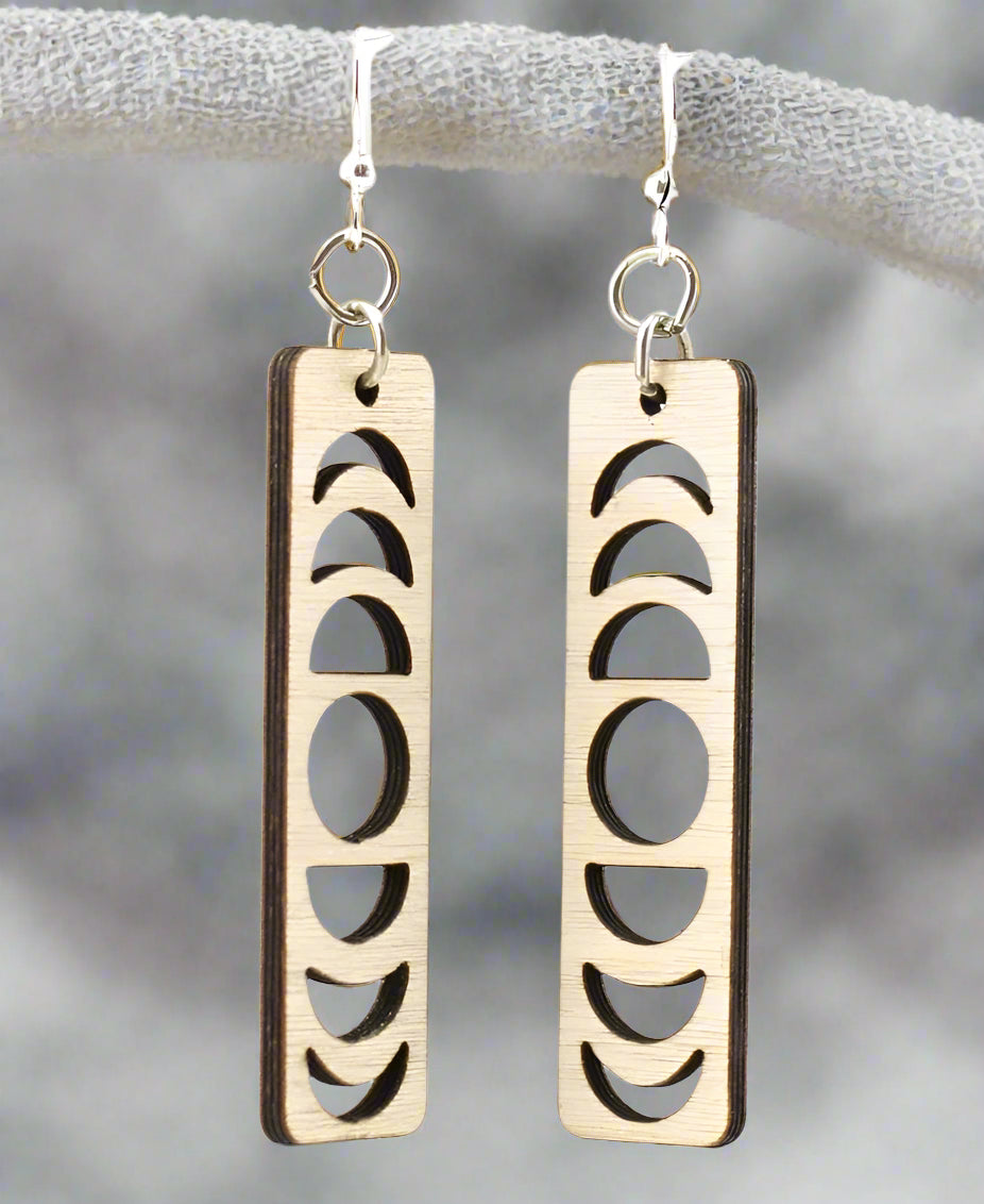 Lunar Eclipse Earrings #1594