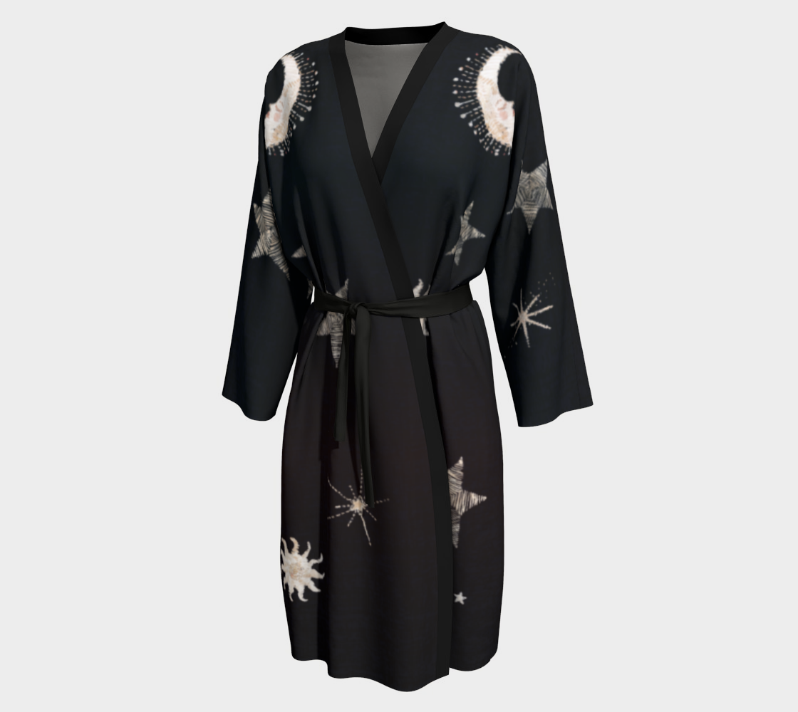 The Royal Robe Kimono in Starry Night