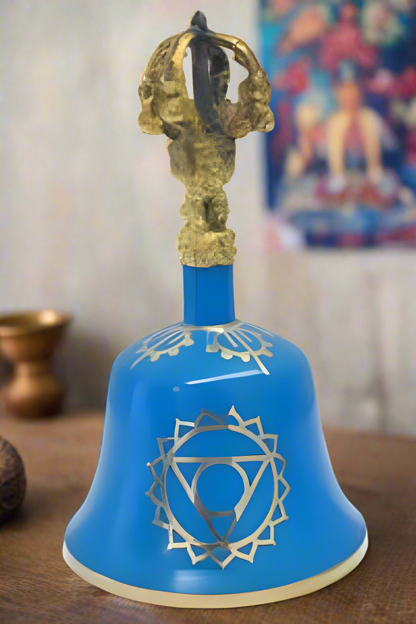 Tibetan Brass Bell - Seven Chakra