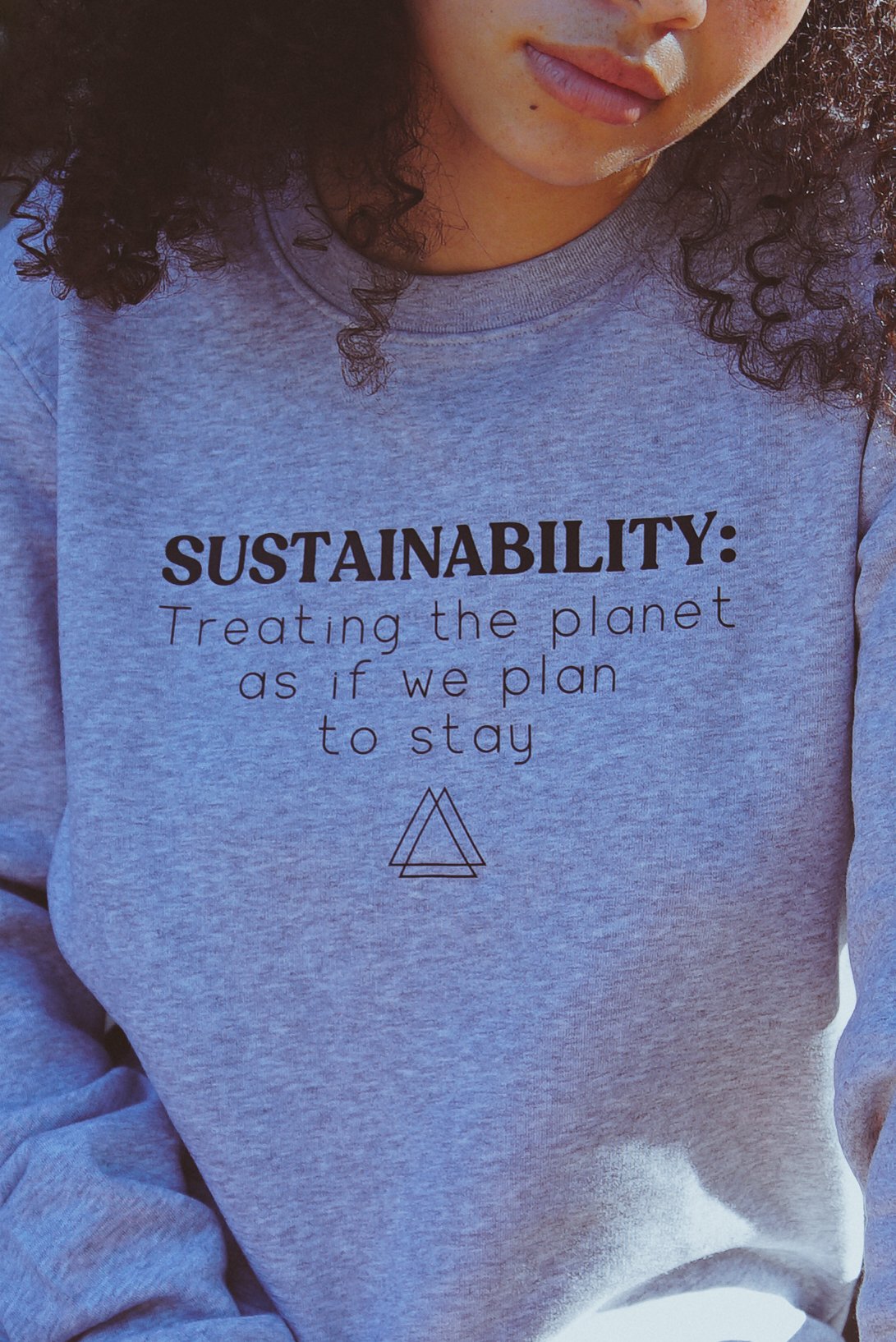 Sustainability Sweat Shirt Organic Cotton