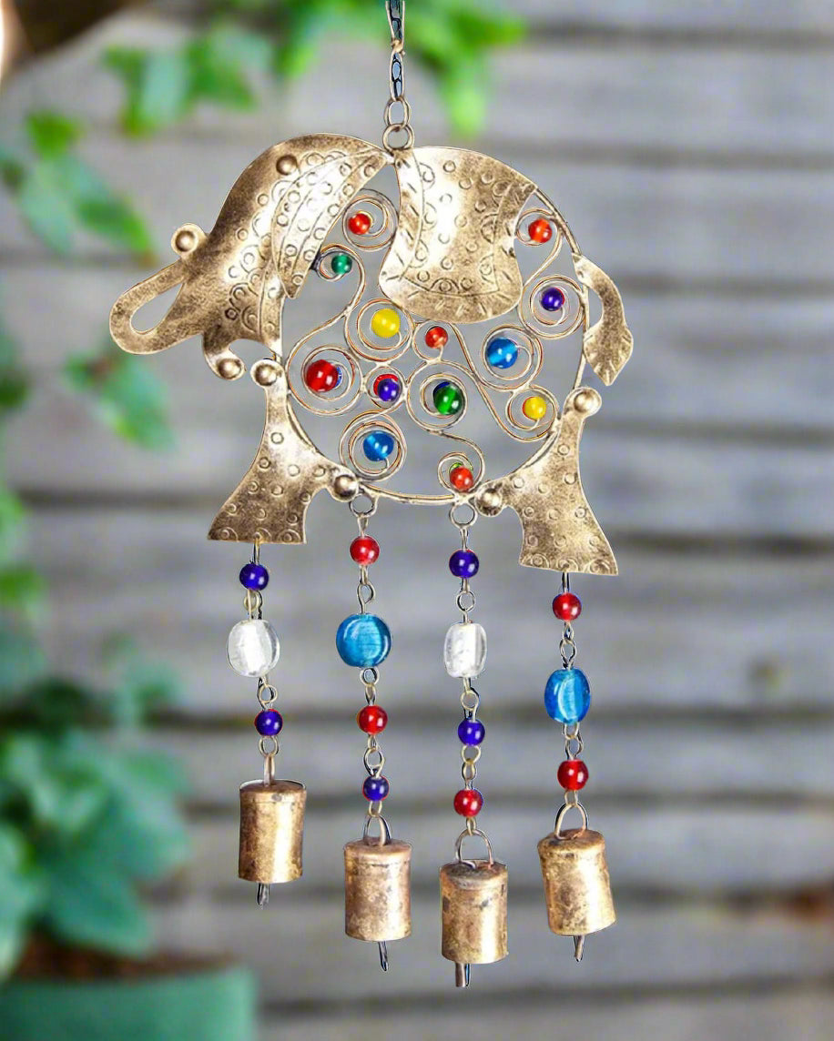 Beaded Elephant Chime