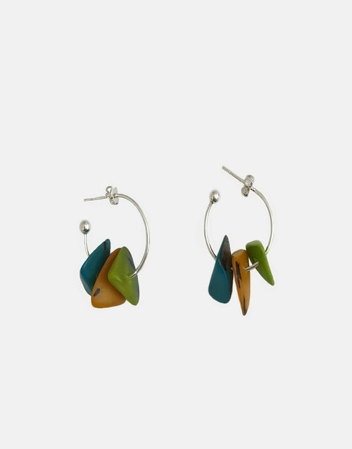 Tapajos Tagua Earring