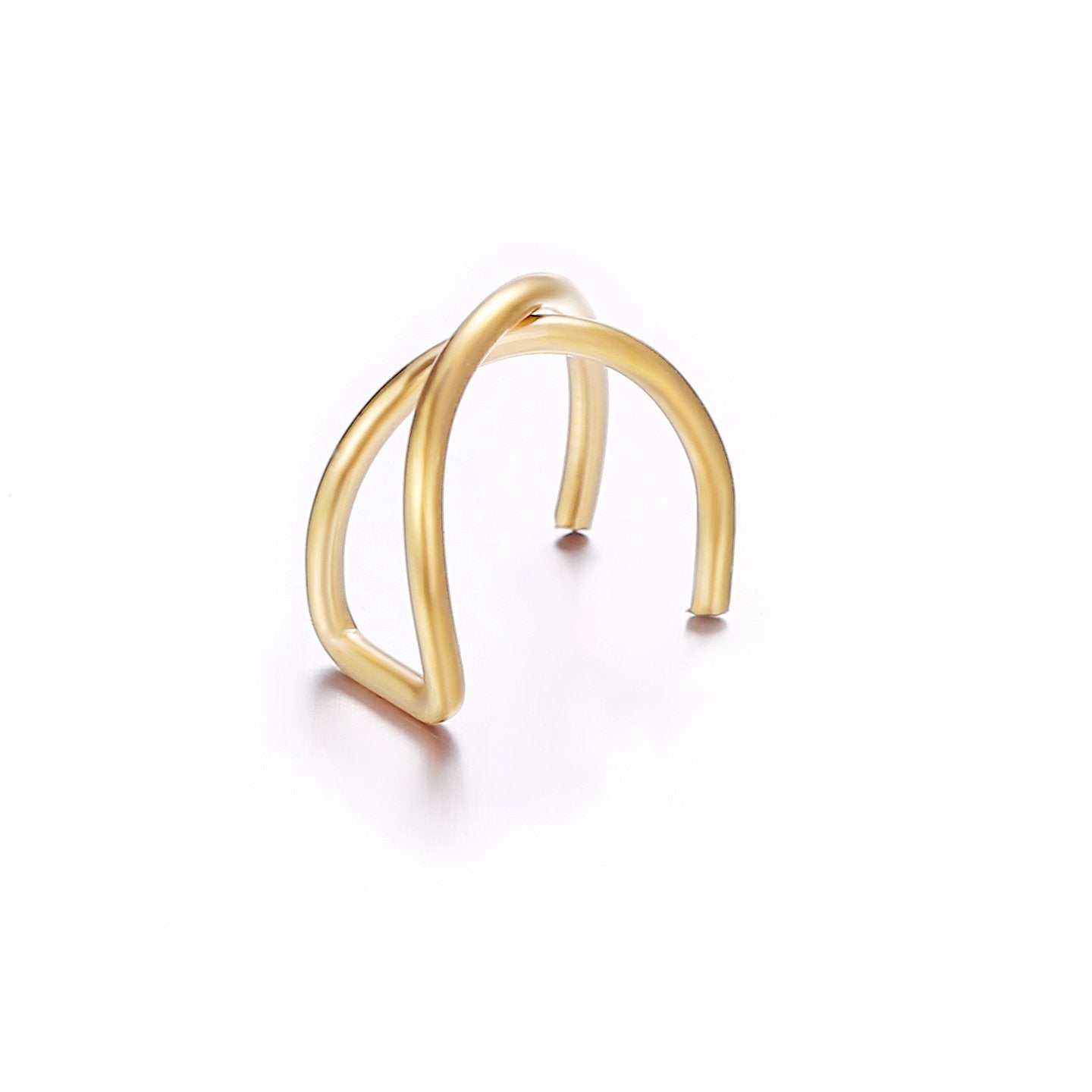 2 Piece Ear Cuff 18K Gold Plated Earring