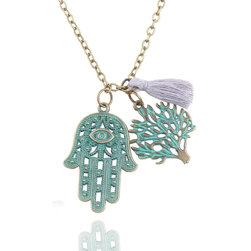 Hamsa Tree of Life Tassell